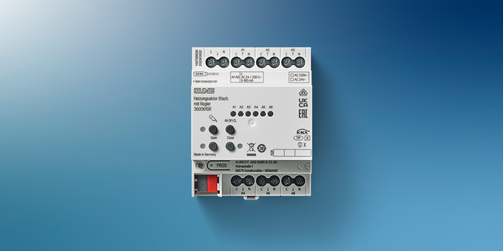KNX Heizungsaktor 6-fach bei O.N.T.-Elektrotechnik GmbH & Co. KG in Reinbek