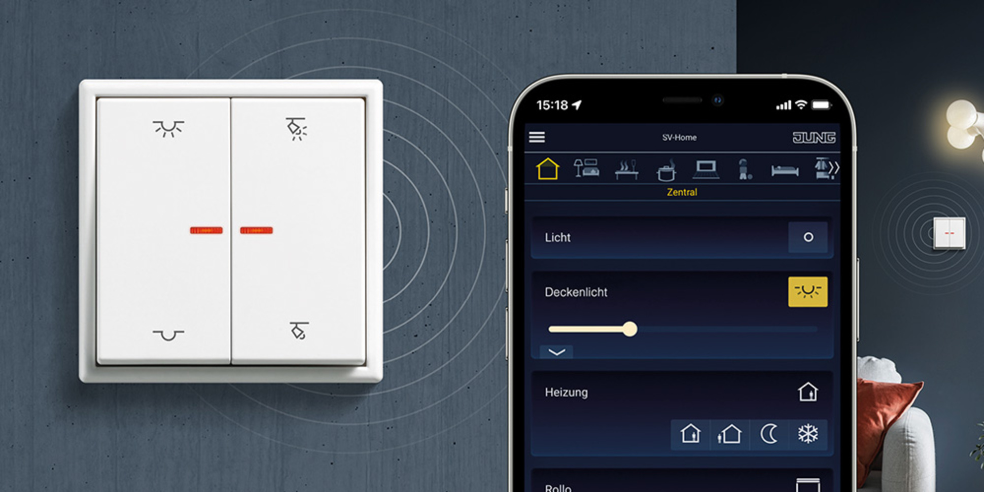 KNX RF Taster bei O.N.T.-Elektrotechnik GmbH & Co. KG in Reinbek